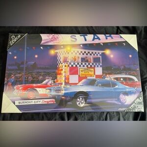 Burnout City Dragway Canvas